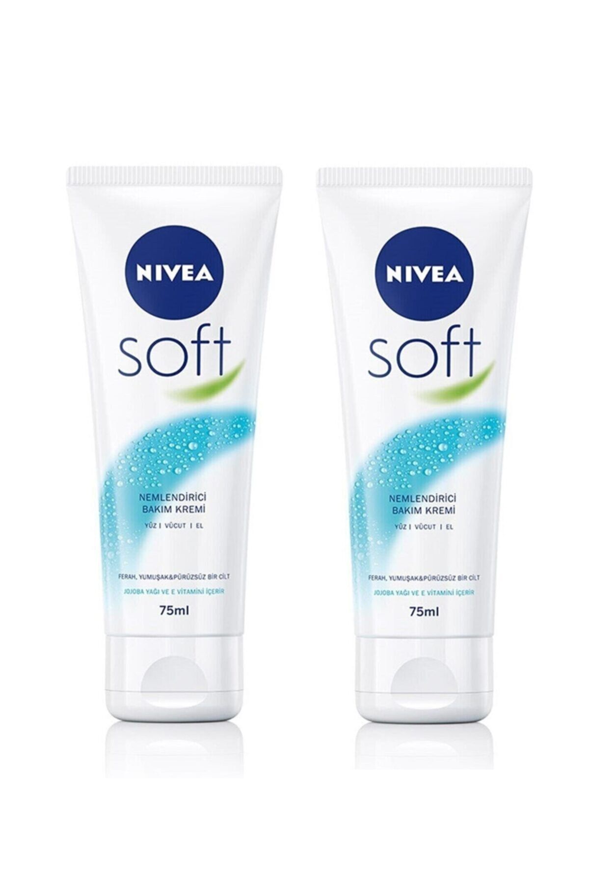 Nivea Soft Nemlendirici Bakım Kremi 75 Ml 2 Li Paket
