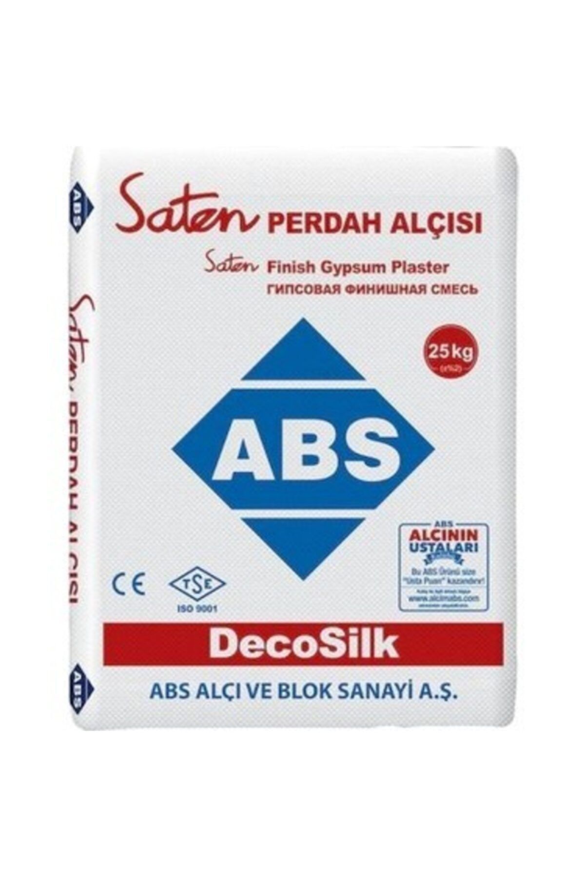 ABS Saten Alçı 25 kg