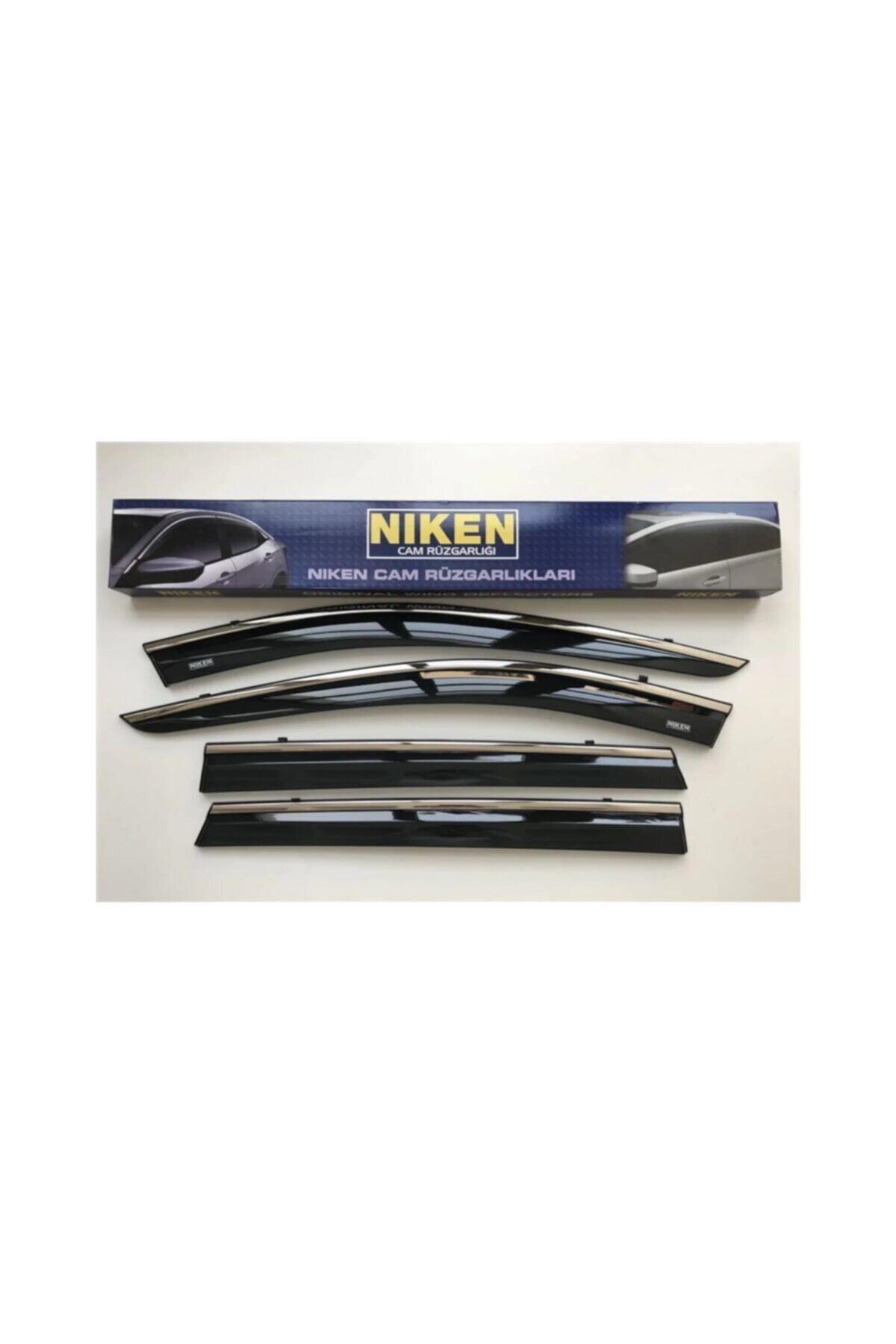 Niken Renault Clio 4 Hb Uyumlu Kromlu Cam Rüzgarlığı 2012 - 2018