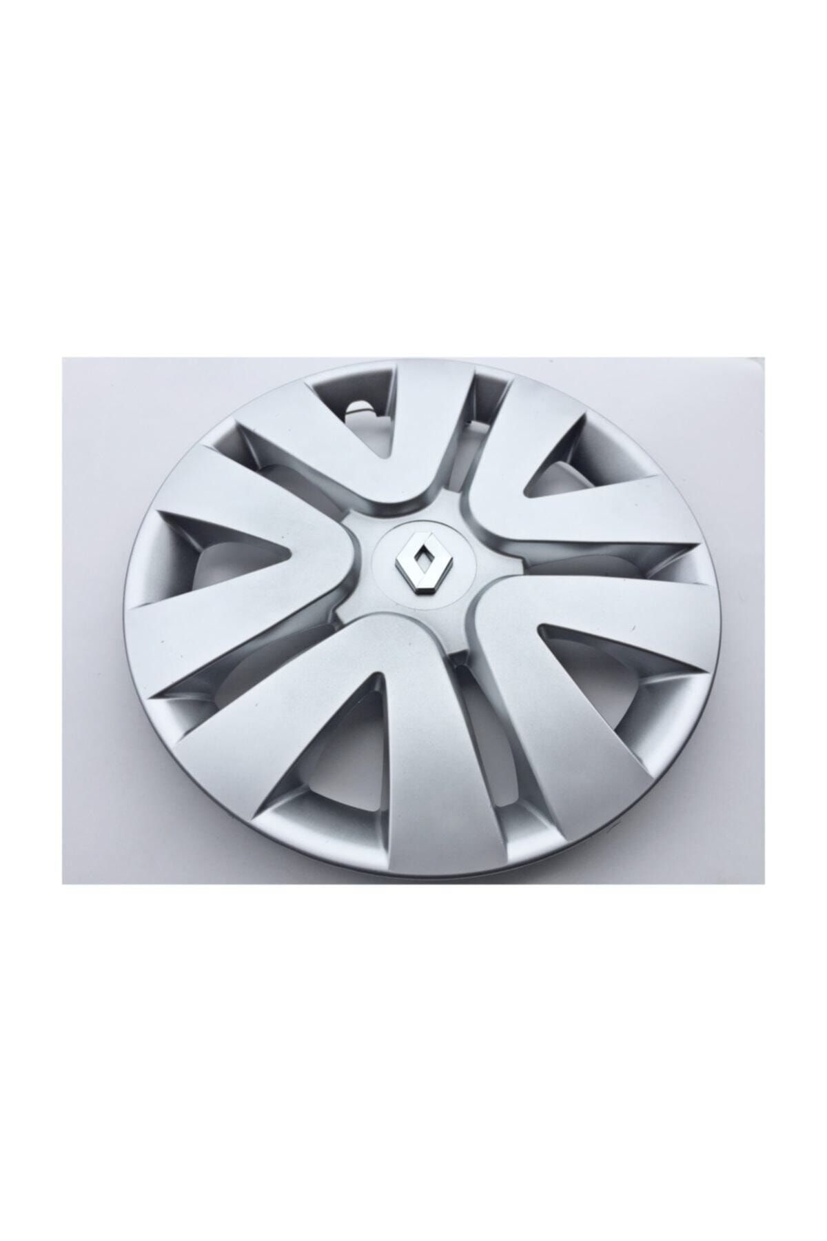 Seta Renault Clio - Symbol 14'' Inç Jant Kapağı 4 Adet Kırılmaz Esnek - Amblem Hediyeli