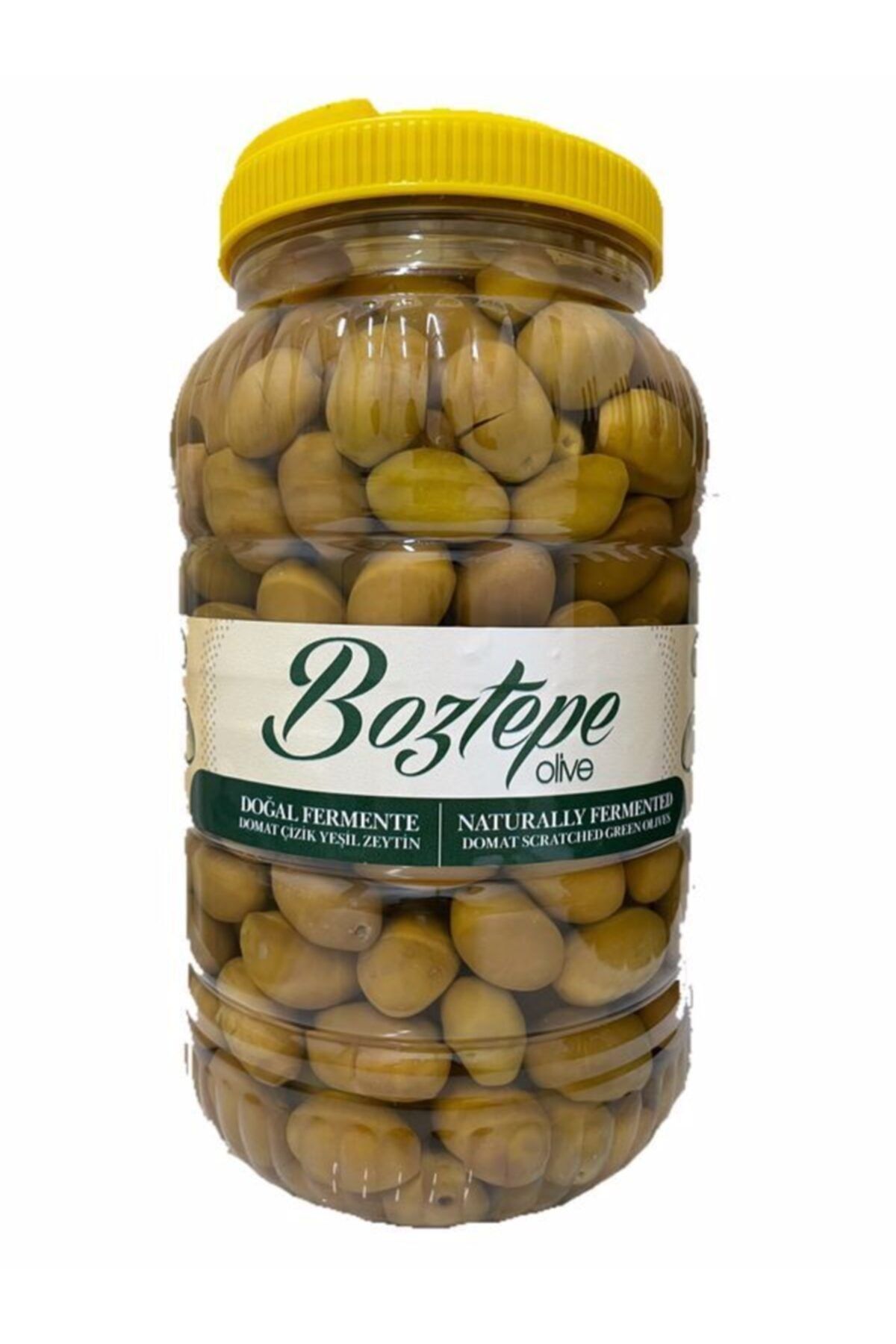 Boztepe Tarımda Kadın Domat Çizik Yeşil Zeytin Jumbo Boy Doğal Fermente 2 Kg