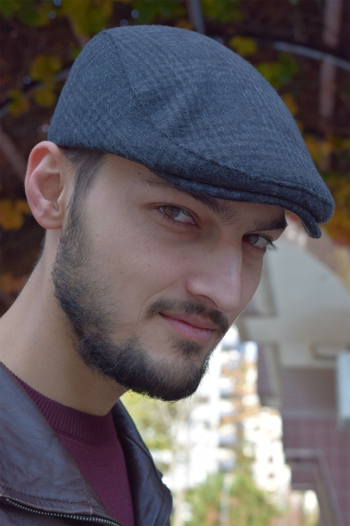 Göksu Şapka Italyan Spor Lastikli Unisex Kasket Füme