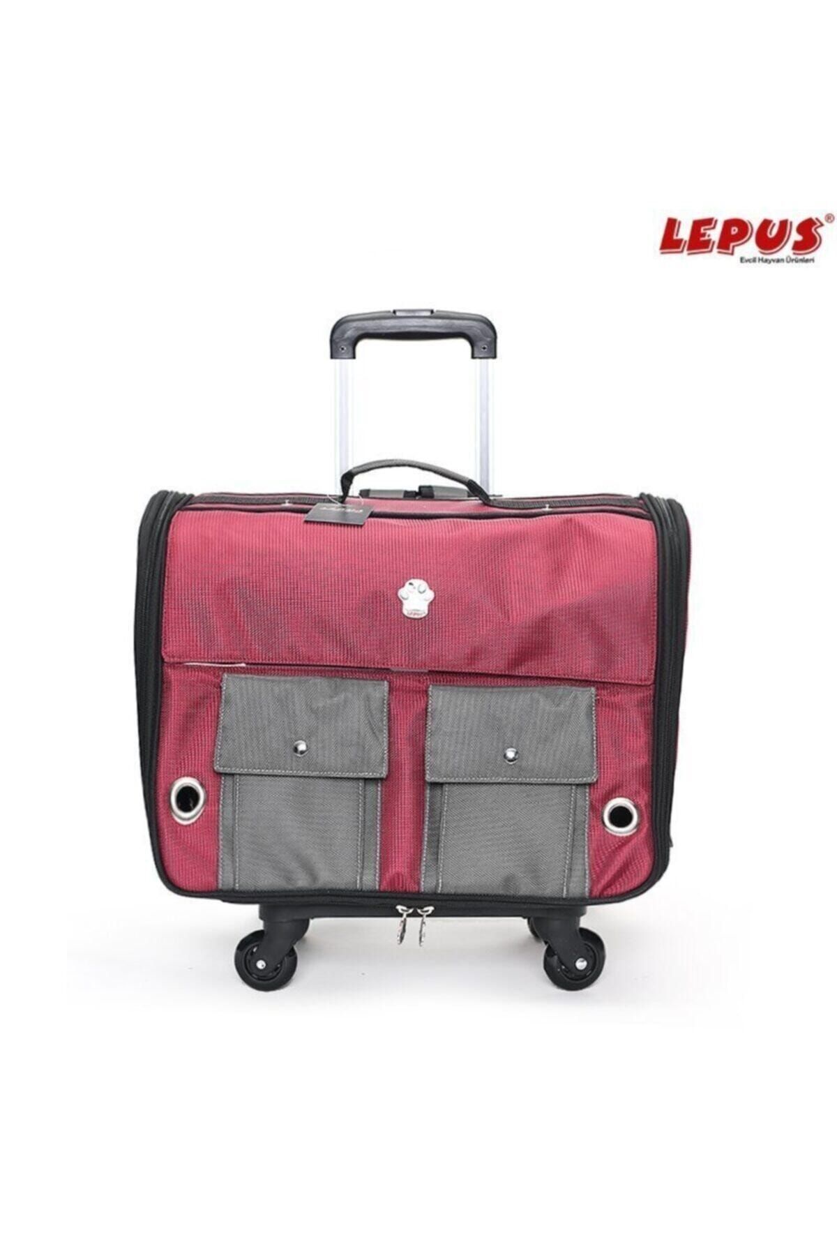 Lepus Travel Bag Kedi Ve Köpek Için Taşıma Çantası Bordo