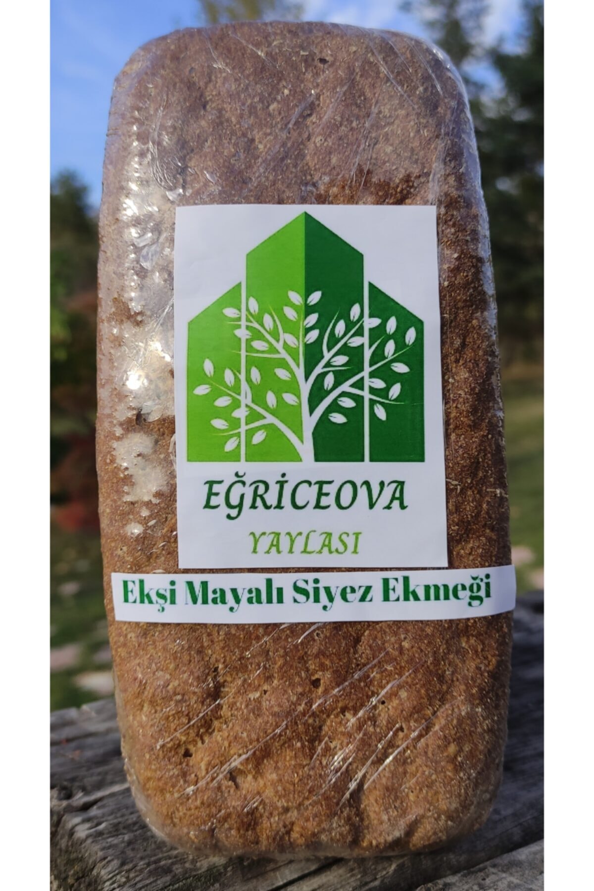 Eğriceova Yaylası Katkısız Ekşi Mayalı Siyez Ekmeği 500 gr 10 ad