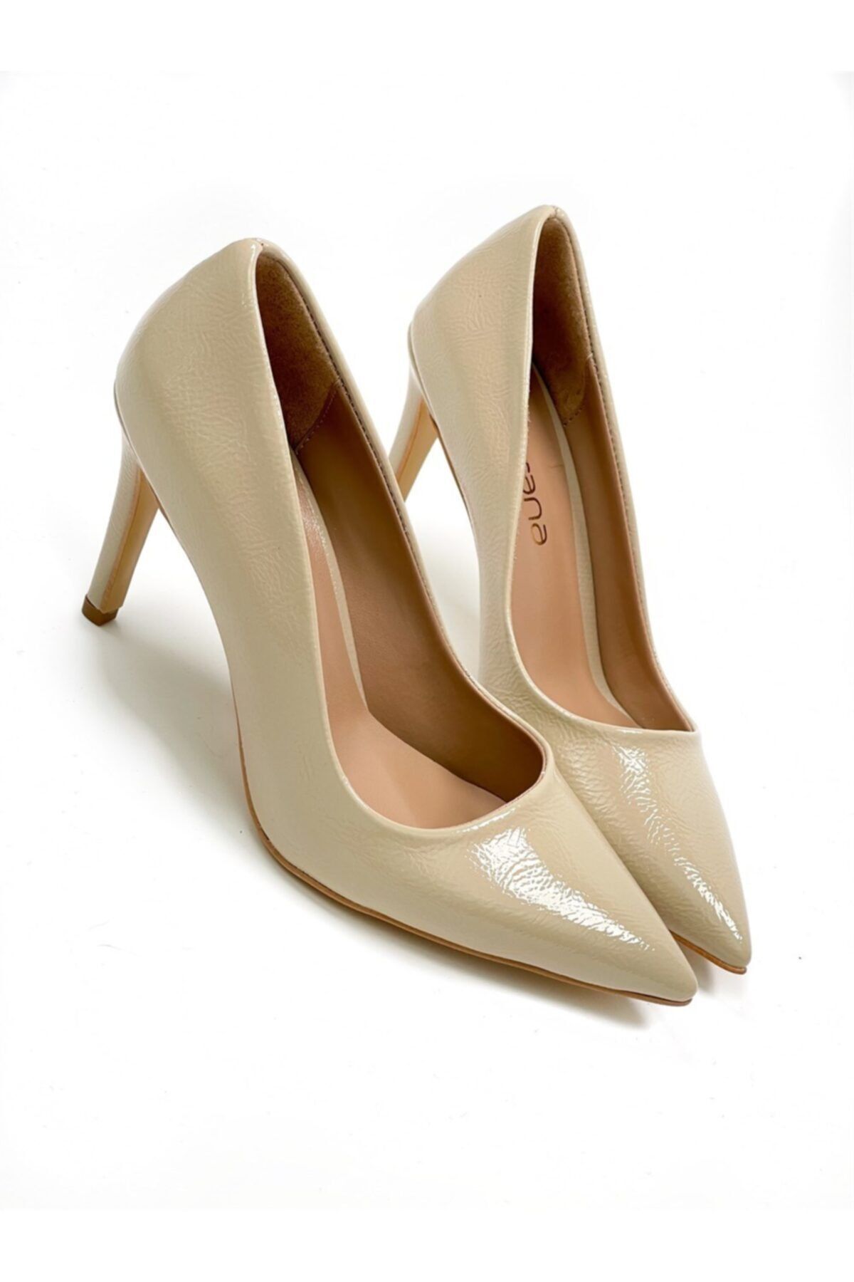 Sovrana Shoes Klasik Stiletto Ten Kırışık