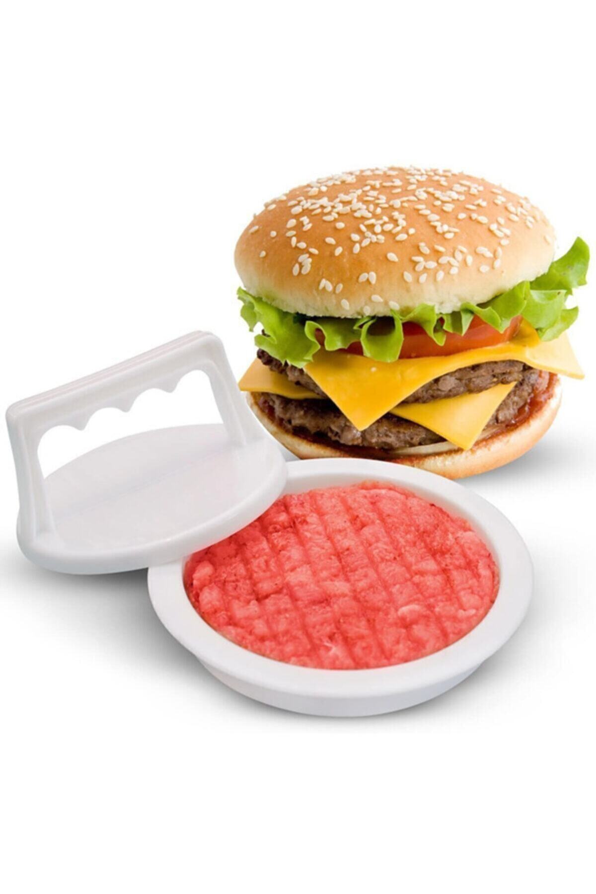 BBA HOME Hamburger Köfte Presi 13 Cm Köfte Yapma Aparatı Hamburger Köftesi Köfte Yapma Şekillendirme Kalıbı