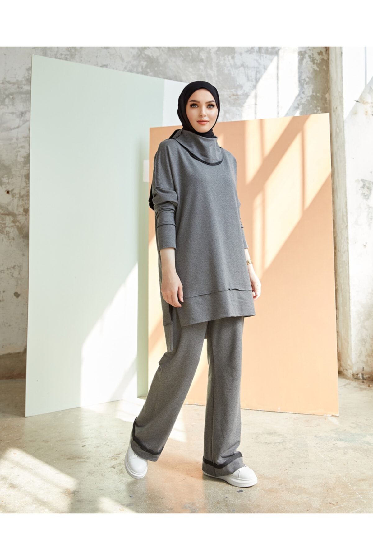 Mürdüm butik Huqq Spor Takım Gri