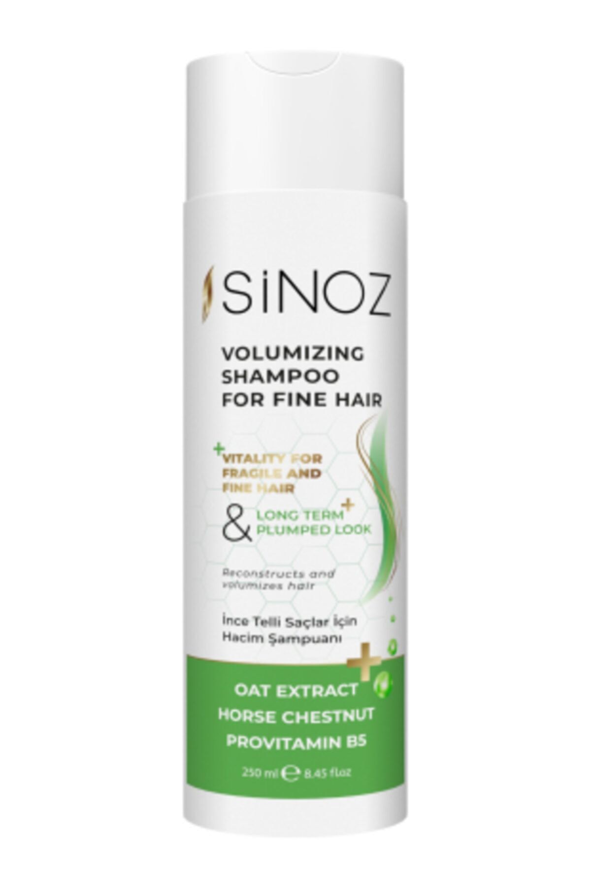 SİNOZ Ince Telli Saçlar Için Hacim Şampuanı 250 Ml