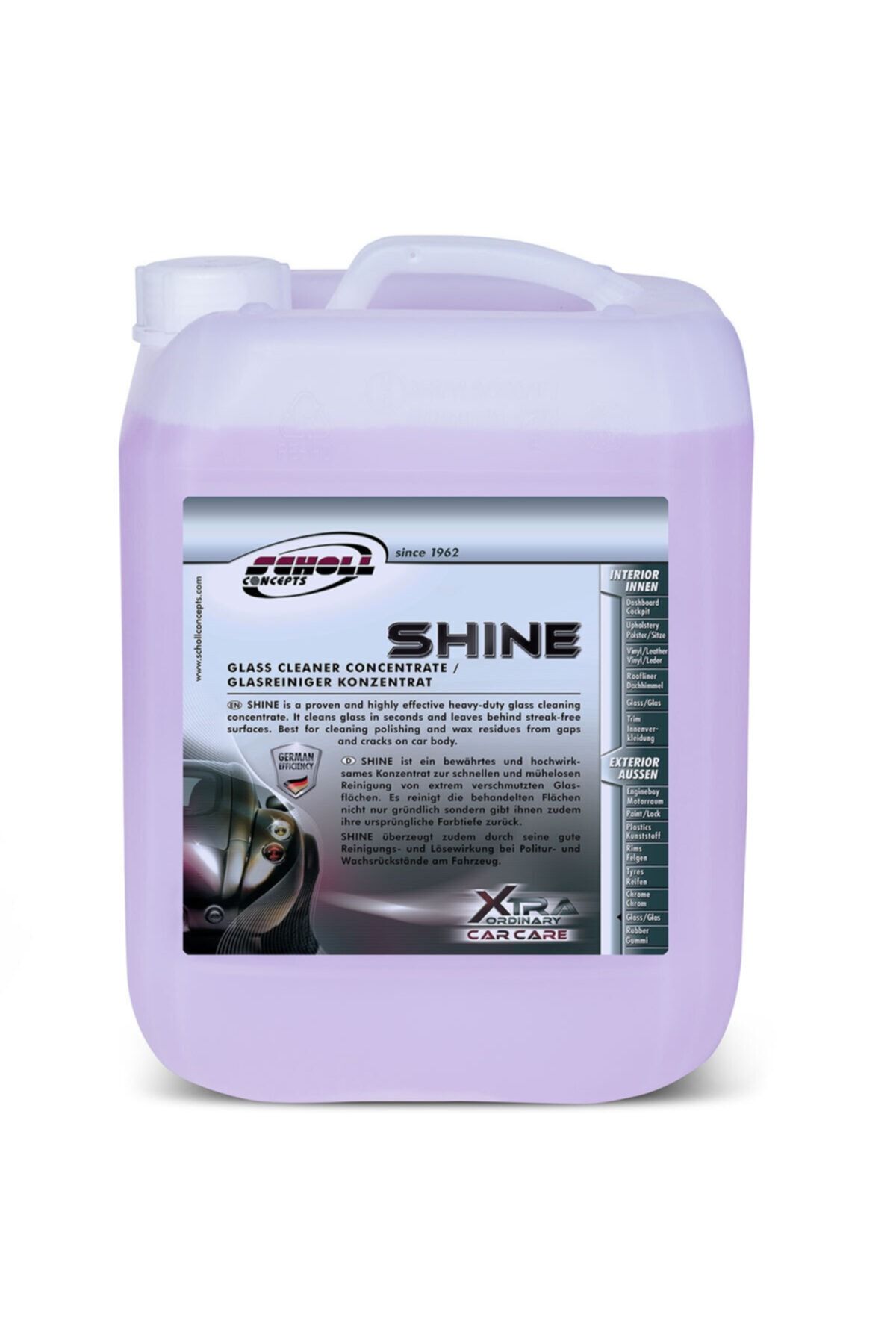 SCHOLL CONCEPTS Shıne Hd Glass Cleaner Concentrate 10 Ltr.