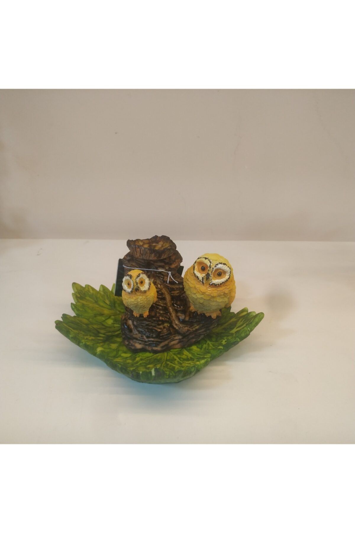 Gold home design Baykuş Figürlü Tütsülük