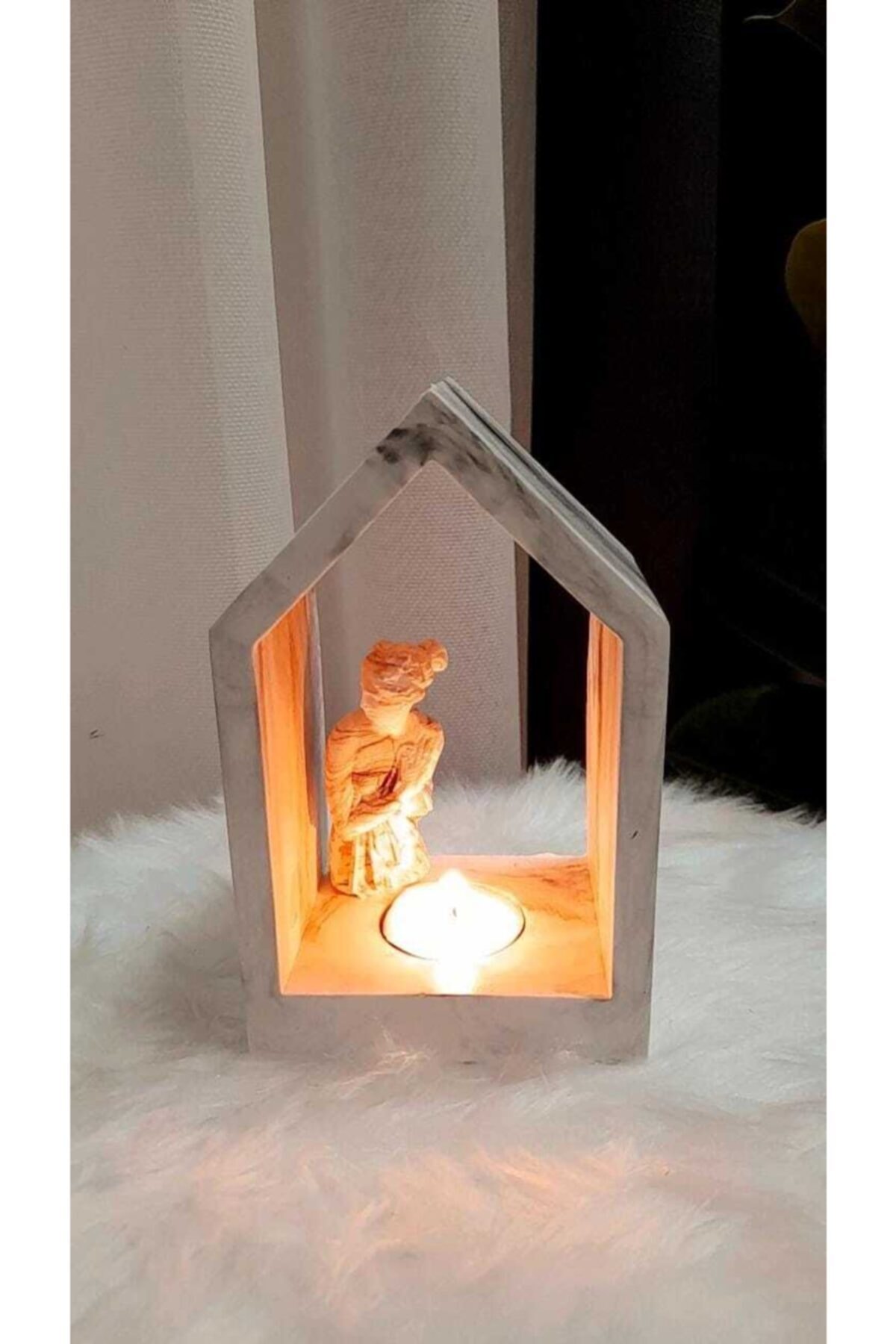 Dudo Baby Ev Model Mumluk,dekoratif Mumluk,tealight Mumluk