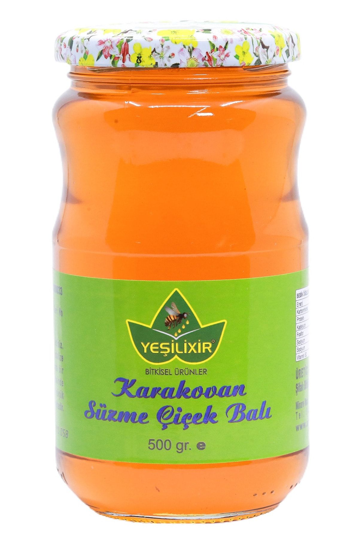 Yeşilxir Muş'un Meşhur Karakovan Süzme Çiçek Balı 500 Gr