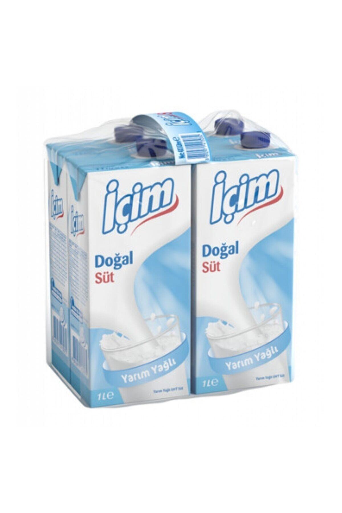 İçim Yarım Yağlı Uht Süt 4'lü Paket