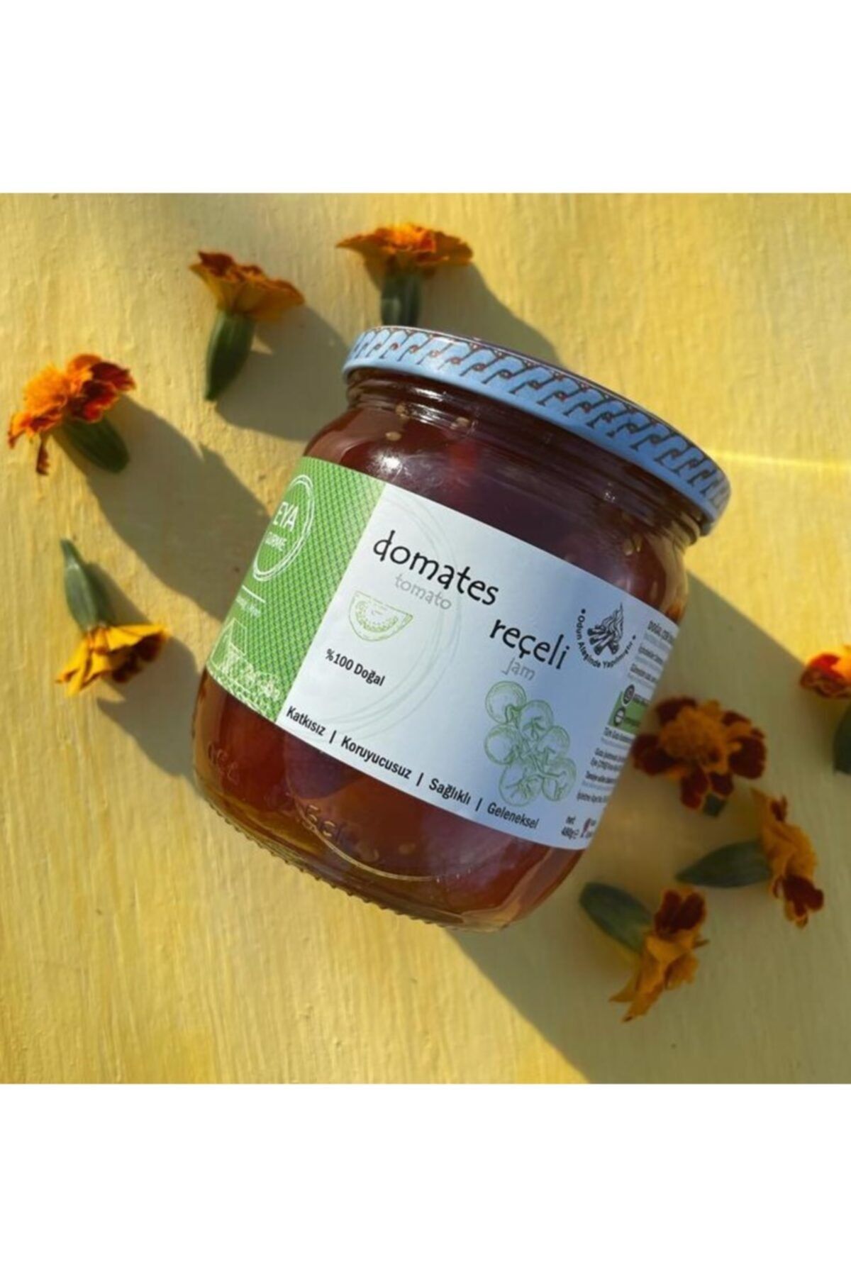 EYA ORGANİK Domates Reçeli - Odun Ateşinde (480 Gr)