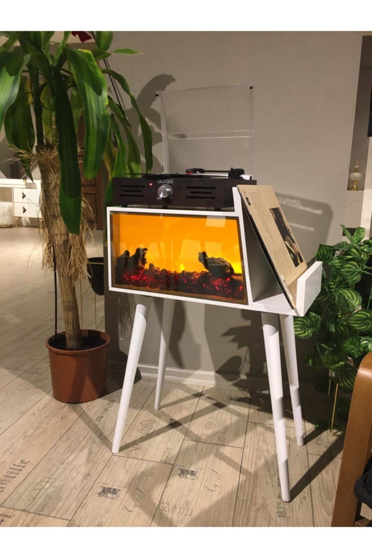 Natura Home Şömineli Plak Sehpası