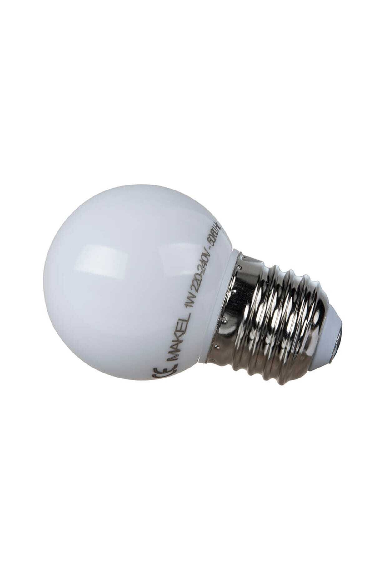 MAKEL 1W Gece Lambası Ampul - Beyaz Renk