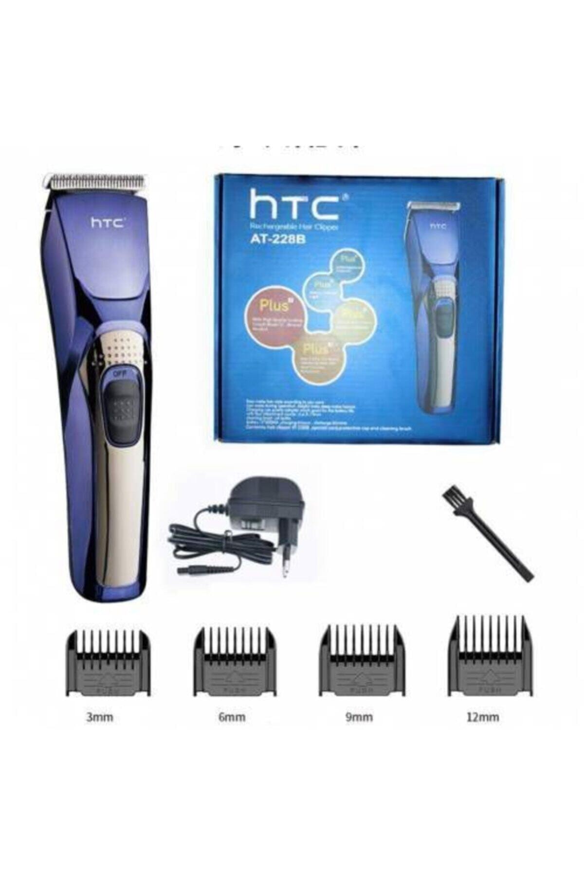 HTC At-228b Mavi Tıraş Makinesi