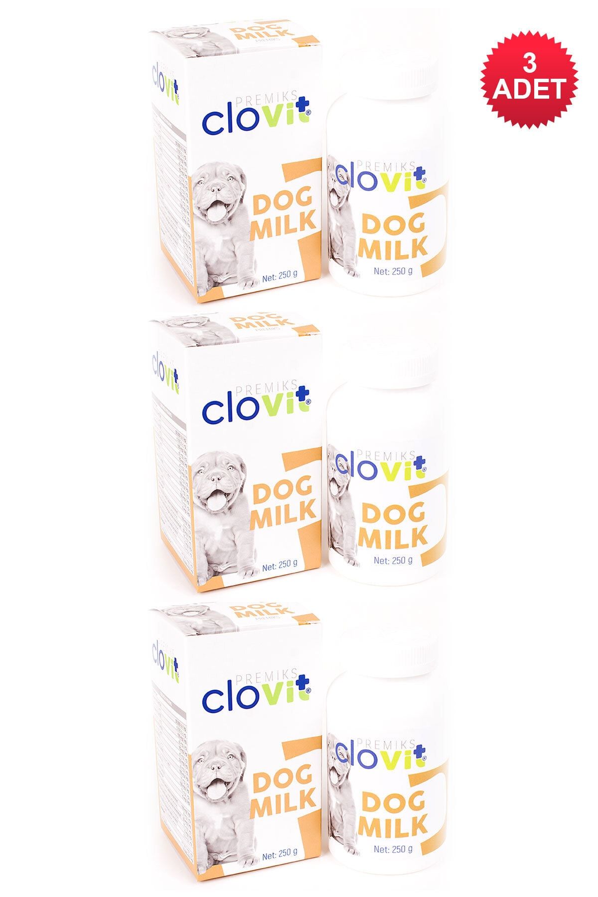 Clovit Dog Milk Avantajlı 3'lü Set 8680434203202