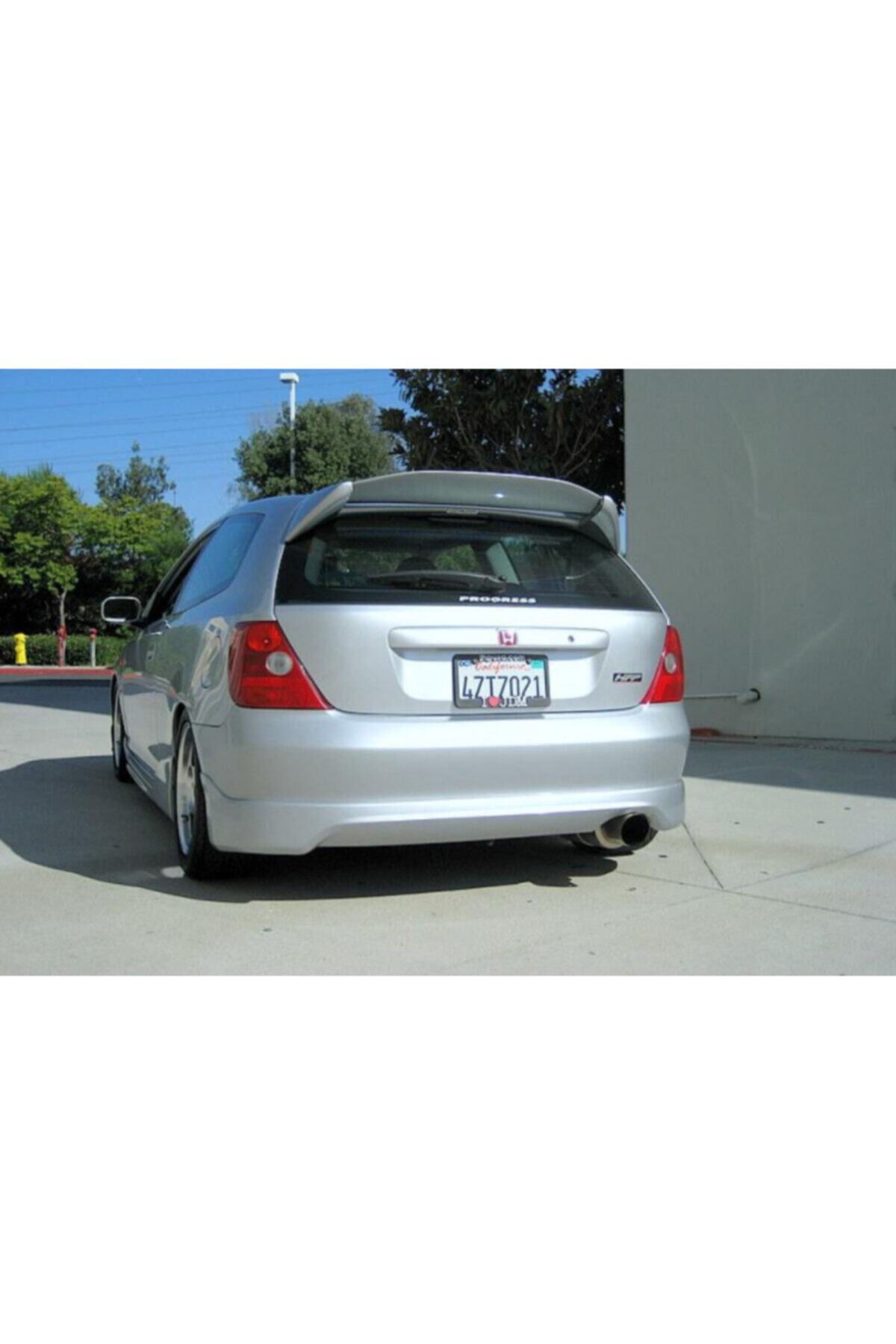 AKC TUNİNG Honda Type R Çift Katlı Spoiler Fiber Boyasız 2002-2006