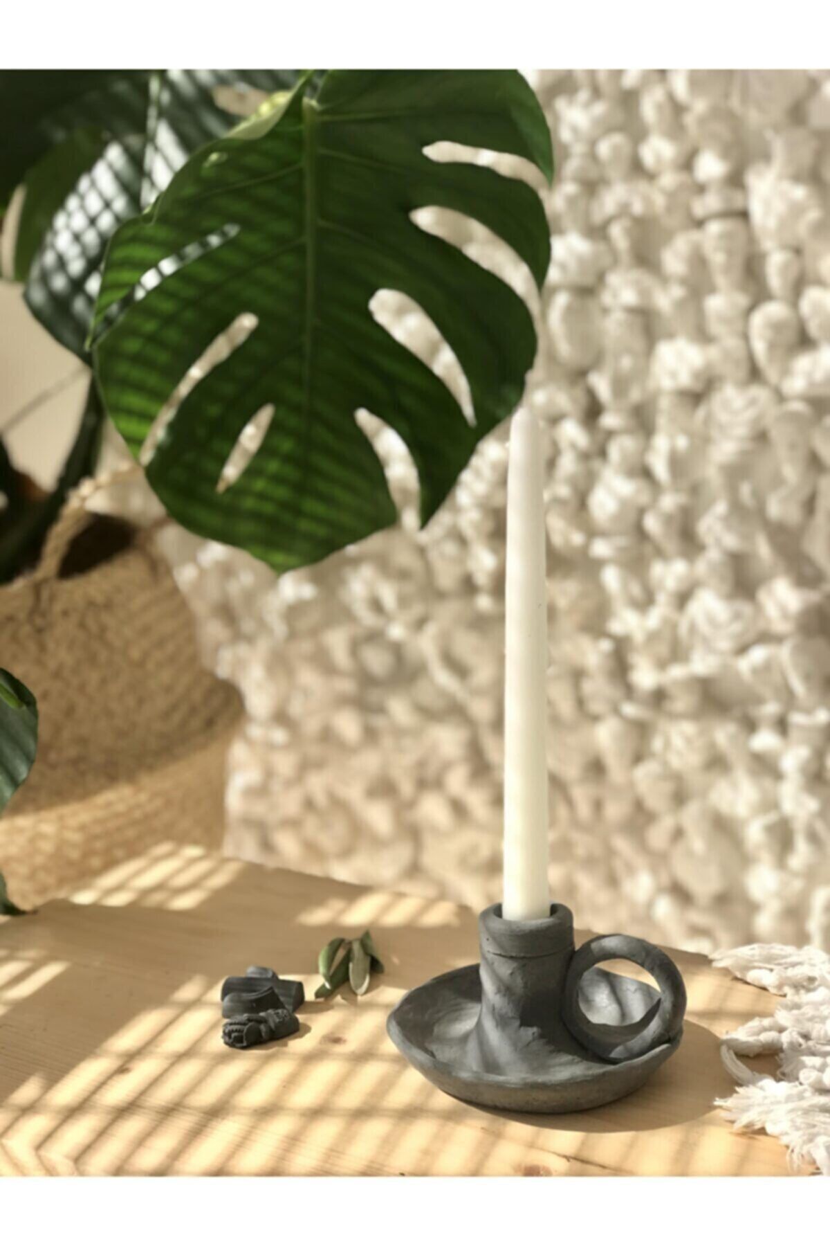 LeoDesign El Yapımı Kulplu Şamdan El Yapımı Şamdan