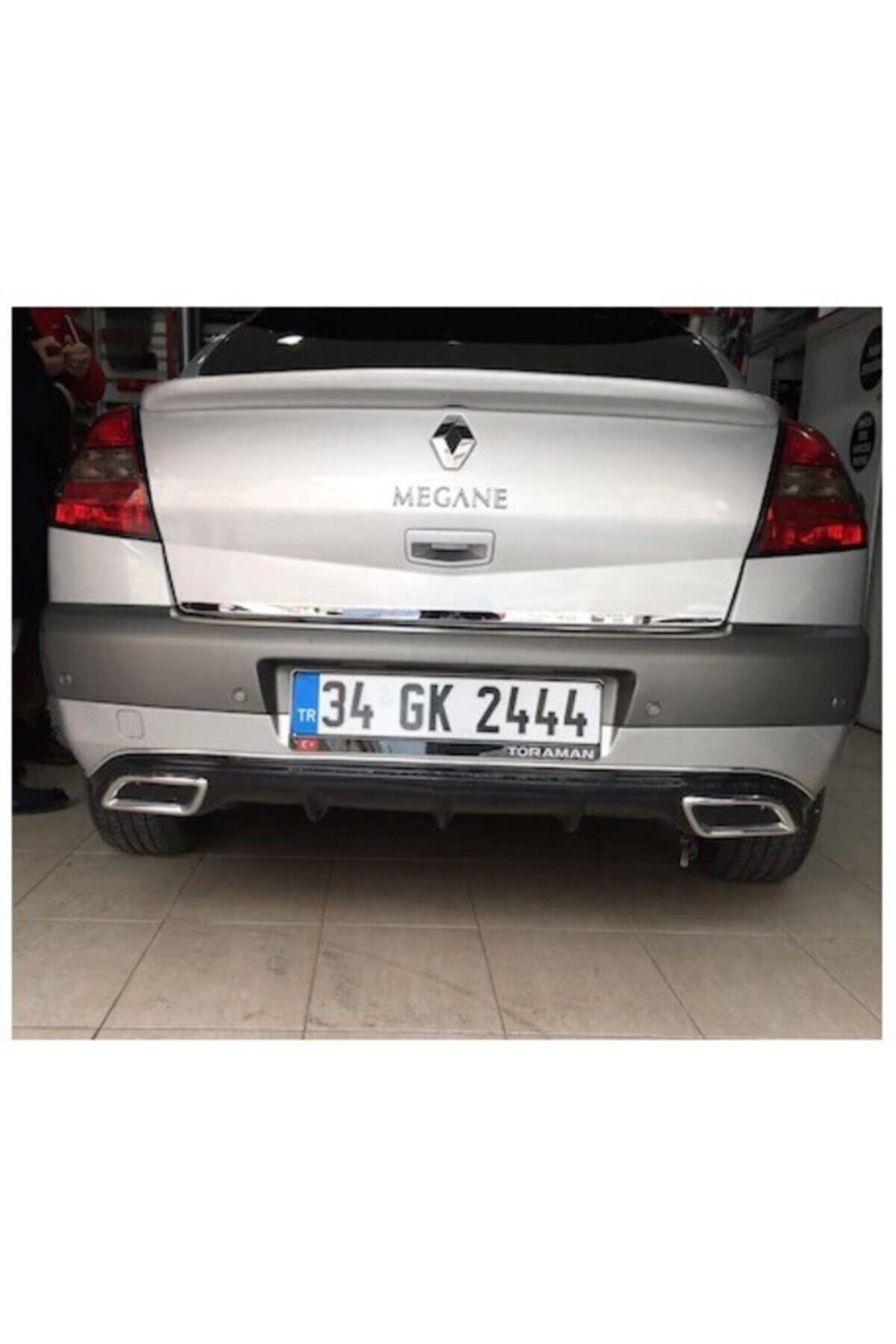 AKC TUNİNG Renault Megane 2 Sedan Egzos Görünümlü Arka Difüzör