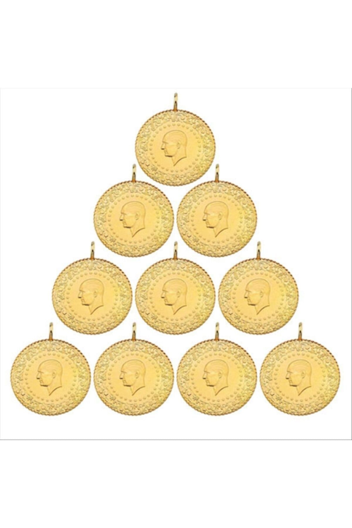 Uygun Çeyrek Altın T.c. Darphane 10 Adet Paket ( Eski Tarihli )