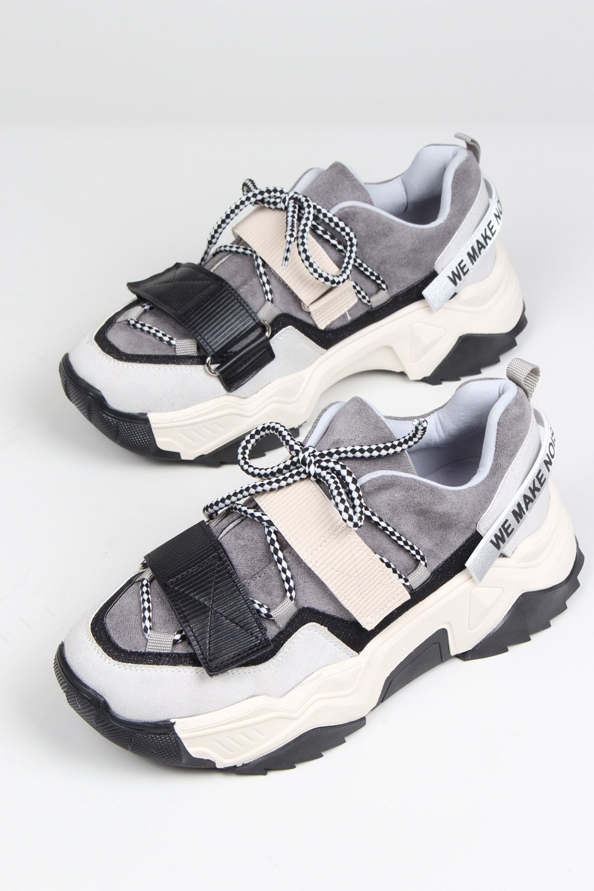 ayakPARK Kalın Taban Multı Kadın Sneaker Spor Ayakkabı