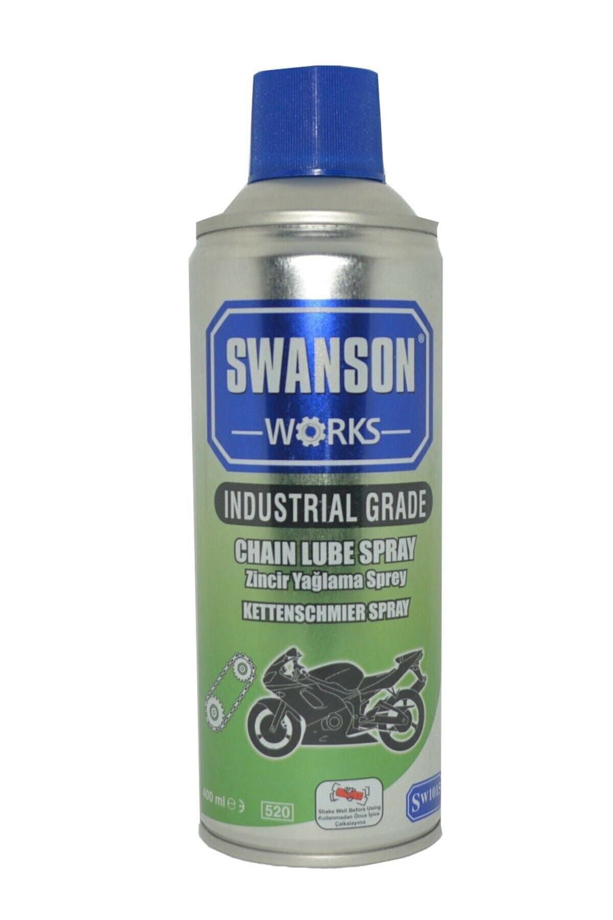 SWANSON WORKS Motosiklet Bisiklet Zincir Yağlama Spreyi 400 ml
