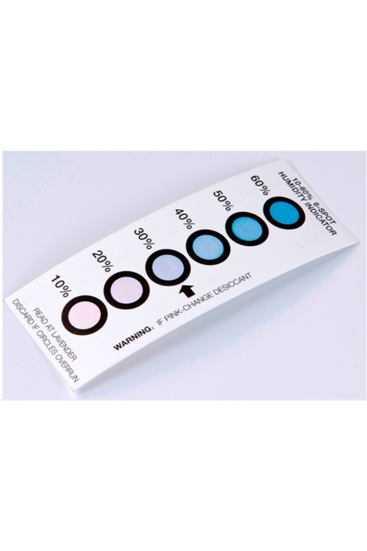 Pars Nemal- Nem Indikatör Kartı (cobalt Free, Brown To Azure, 3 Dots %5-10-15) (200 Adet)