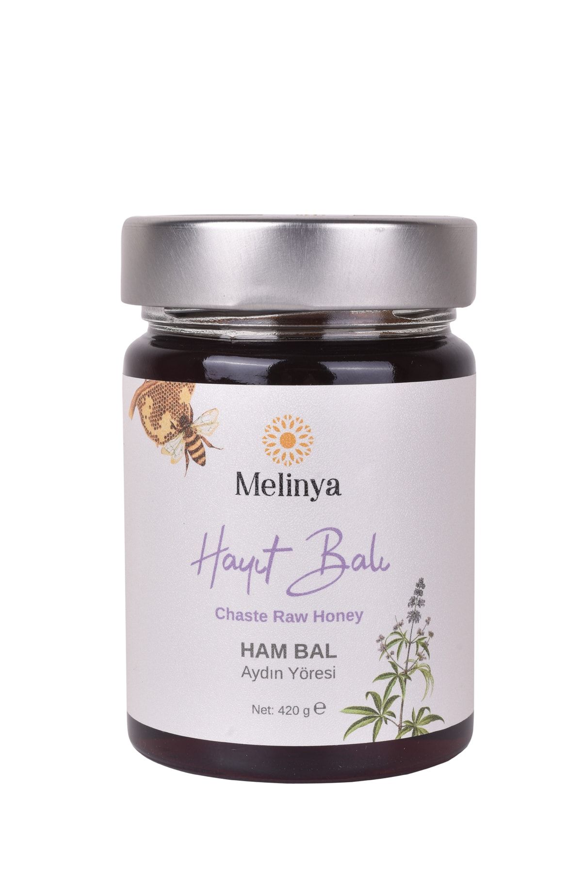 Melinya Hayıt Çiçeği Balı Ham Bal 420 G