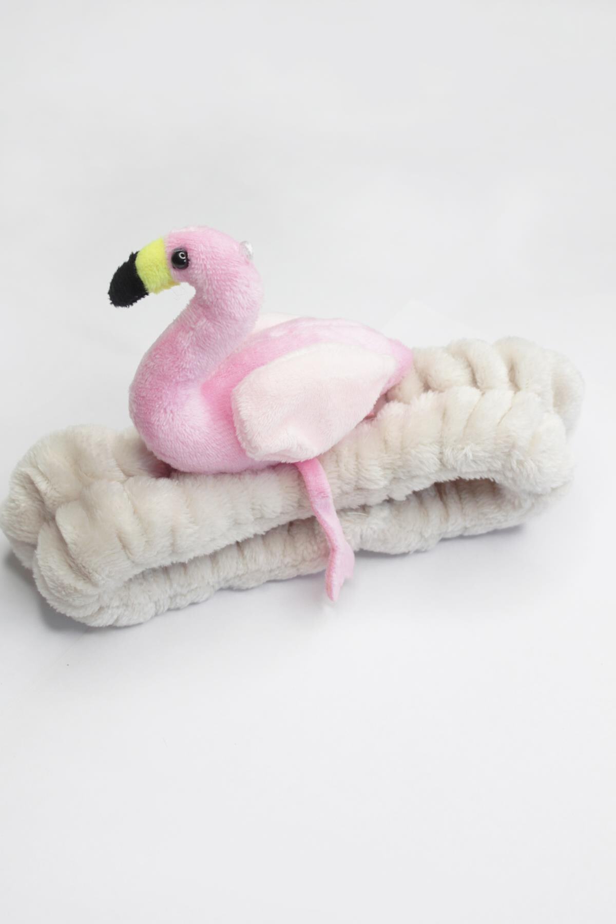 New Obsessions Animal Desenli Yumuşak Peluş Yüz Bakım Spa Saç Bandı
