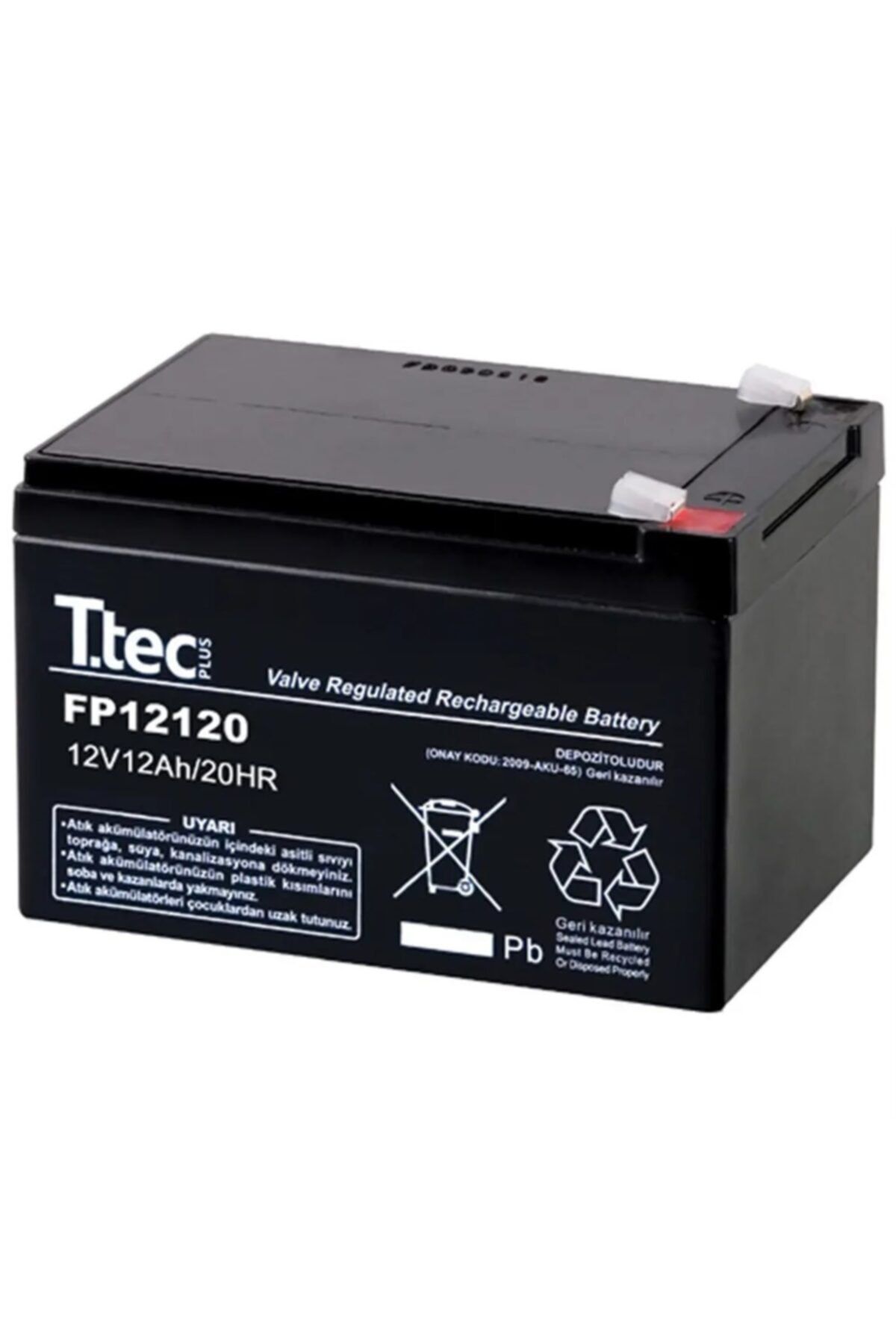 Ttec 12v 12ah Bakımsız Kuru Akü