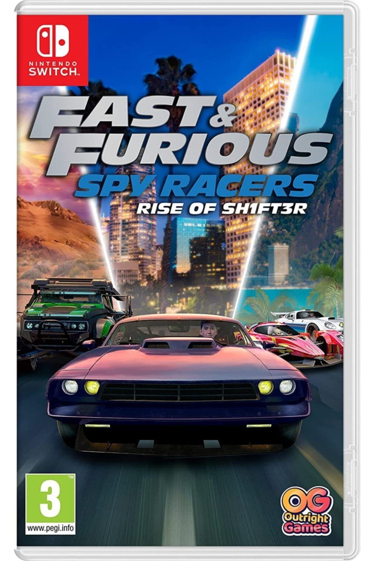 Outright Games Fast And Furious Spy Racers Rise Of Sh1ft3r Nintendo Switch