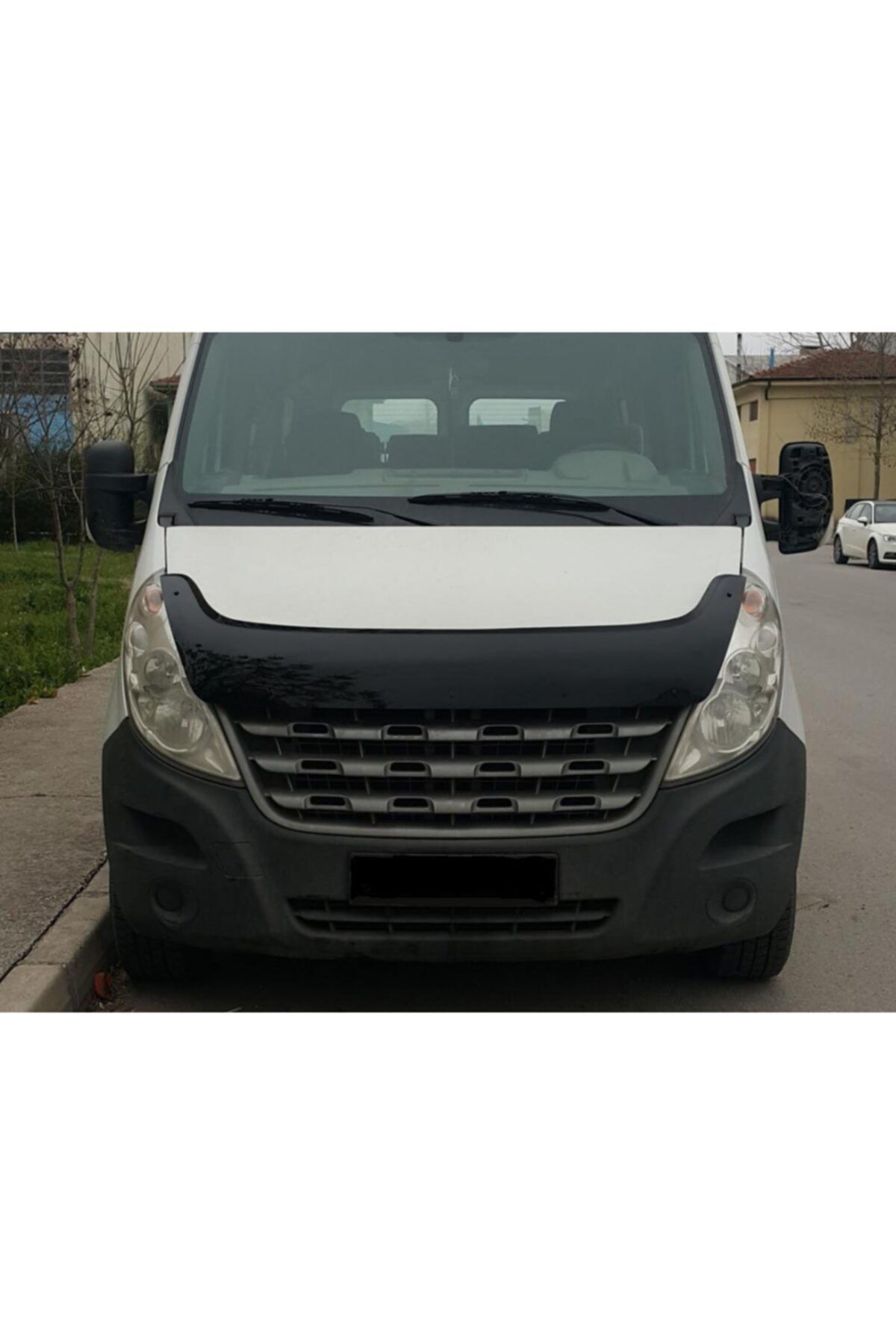 AKC TUNİNG Renault Master Kaput Koruma Parlak Siyah 2009-2014 Uyumlu