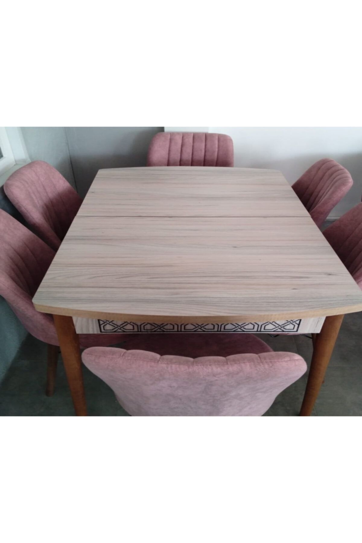 DOCTOR STORE Masa Sandalye Takımı (6-8 KİŞİLİK AÇILIR YEMEK MASASI VE 6 ADET SANDALYE)