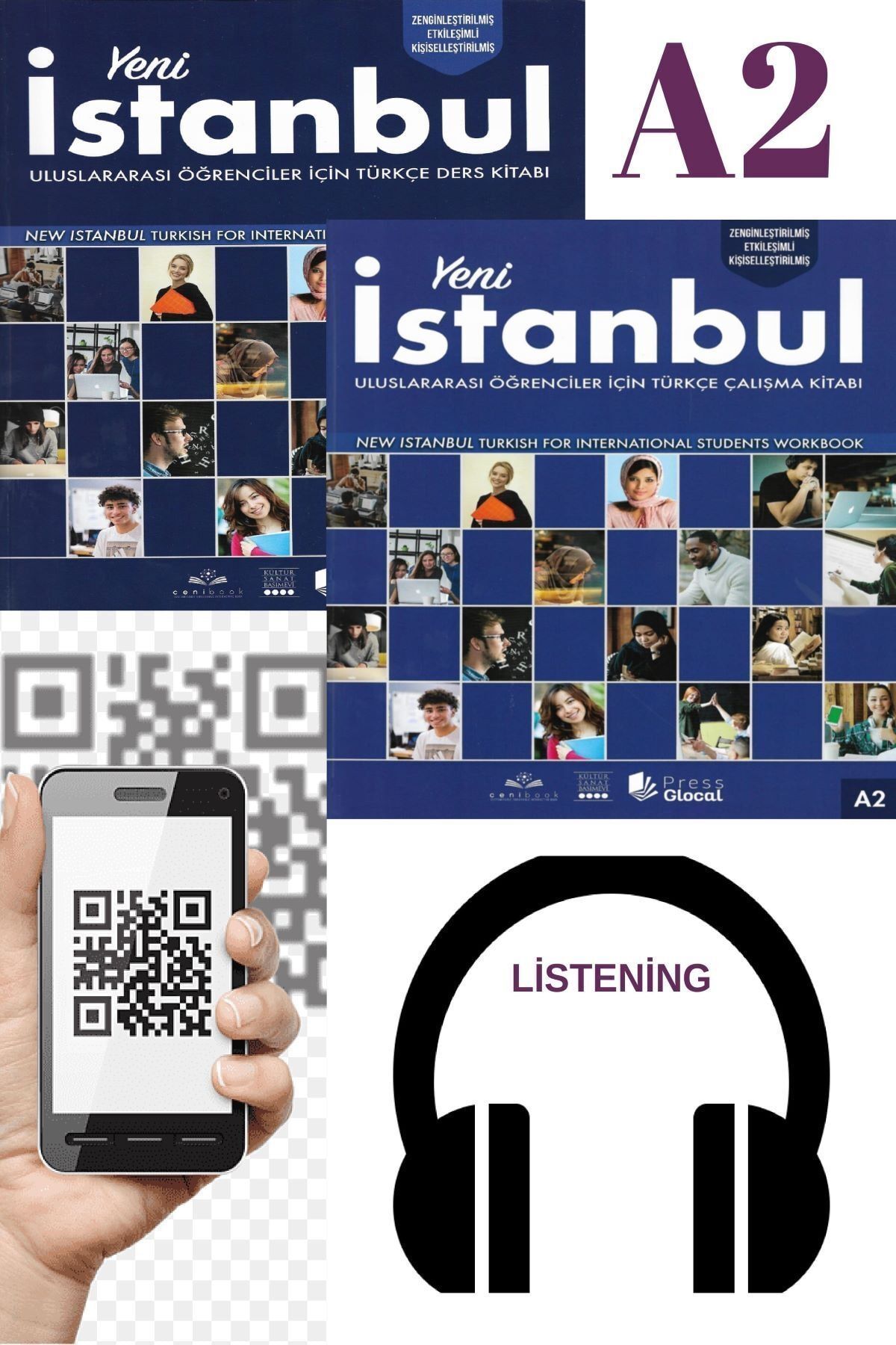 Kültür Sanat Basımevi New Istanbul Yabancılar Için Türkçe Ders Kitabı A2 Qr Kod 2021