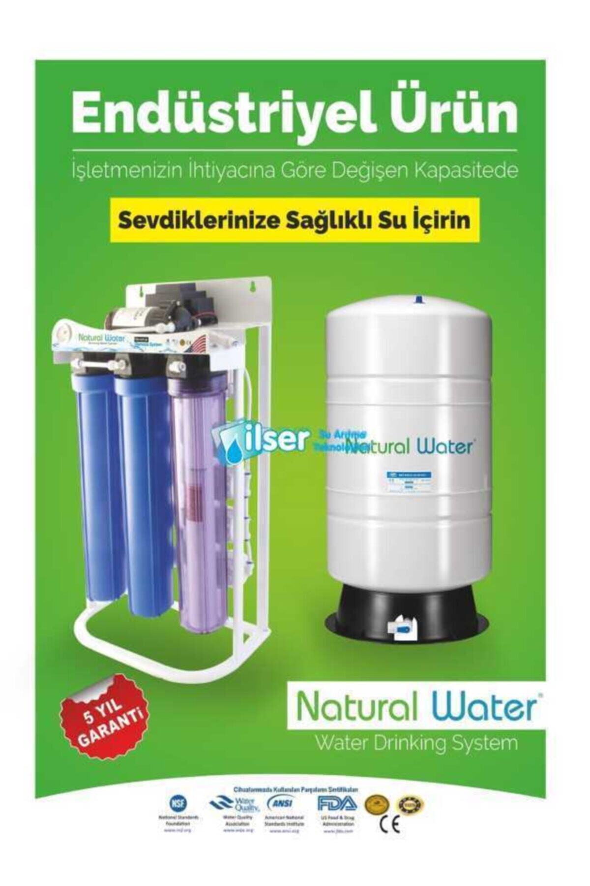 Nw Natural Water Natural Water R. O. Nw- 400 6 Aşamalı Pompalı Endüstriyel Su Arıtma Cihazı
