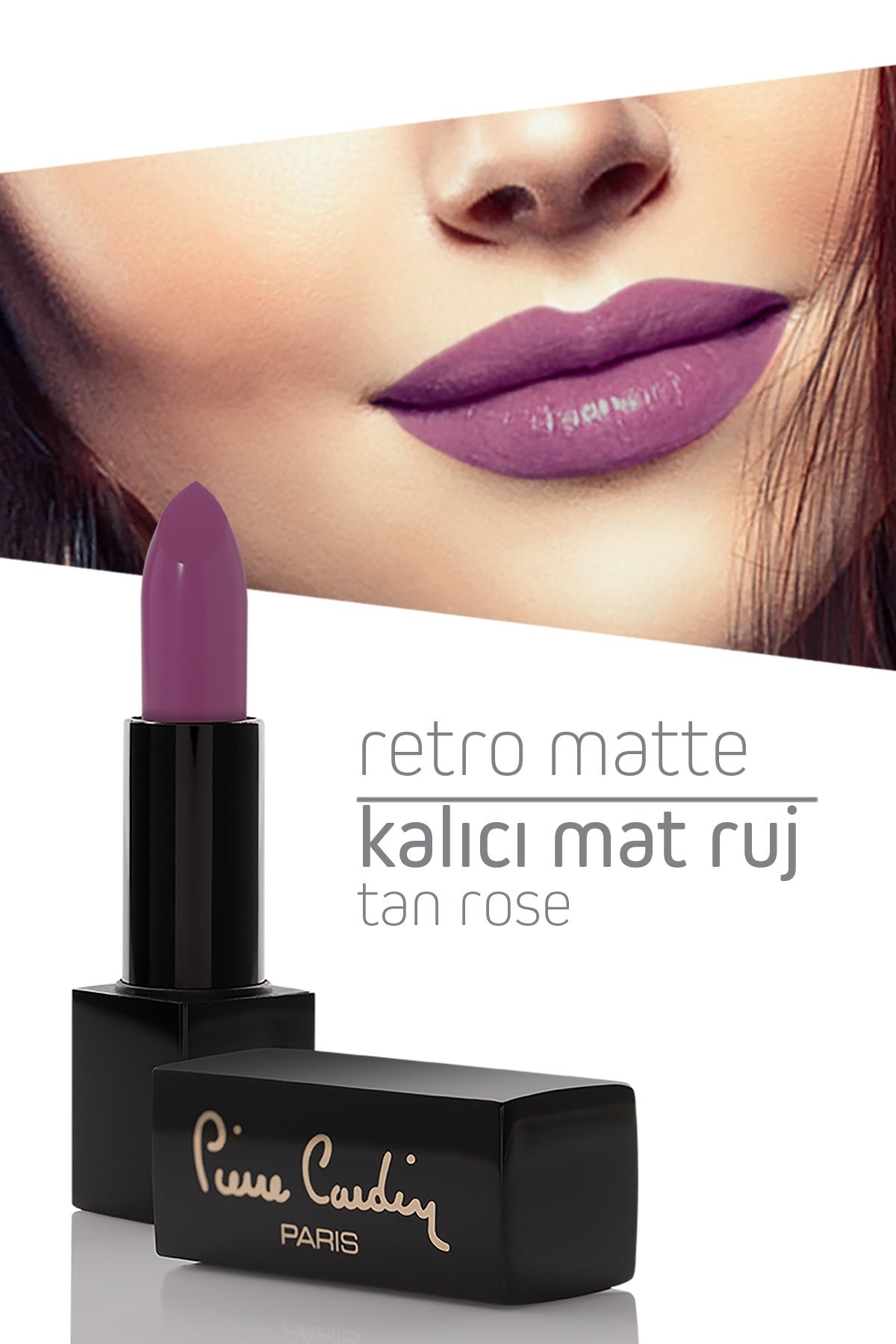 Pierre Cardin Retro Matte Lipstick - Magenta - 142