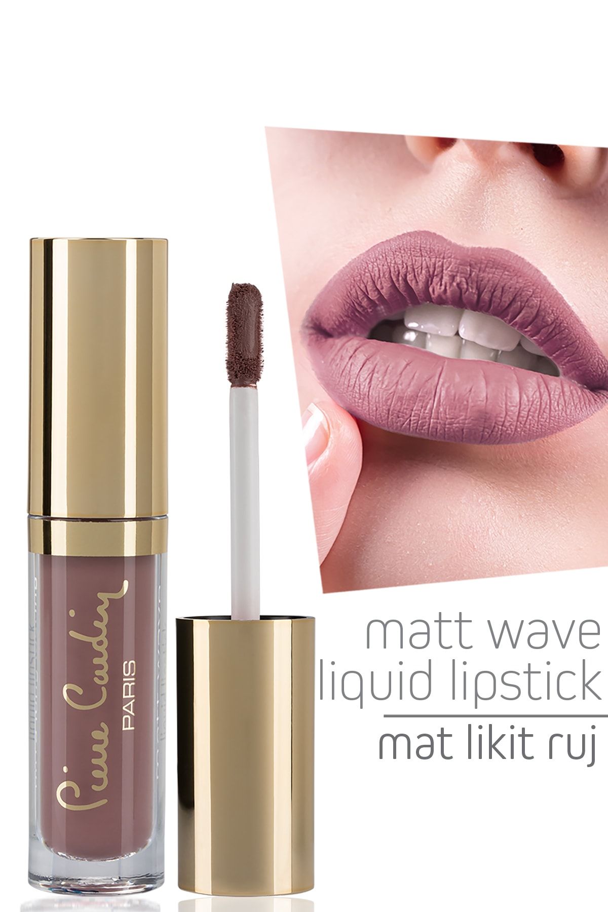 Pierre Cardin Matt Wave Liquid Lipstick – Mat Likit Ruj - Cappuccino