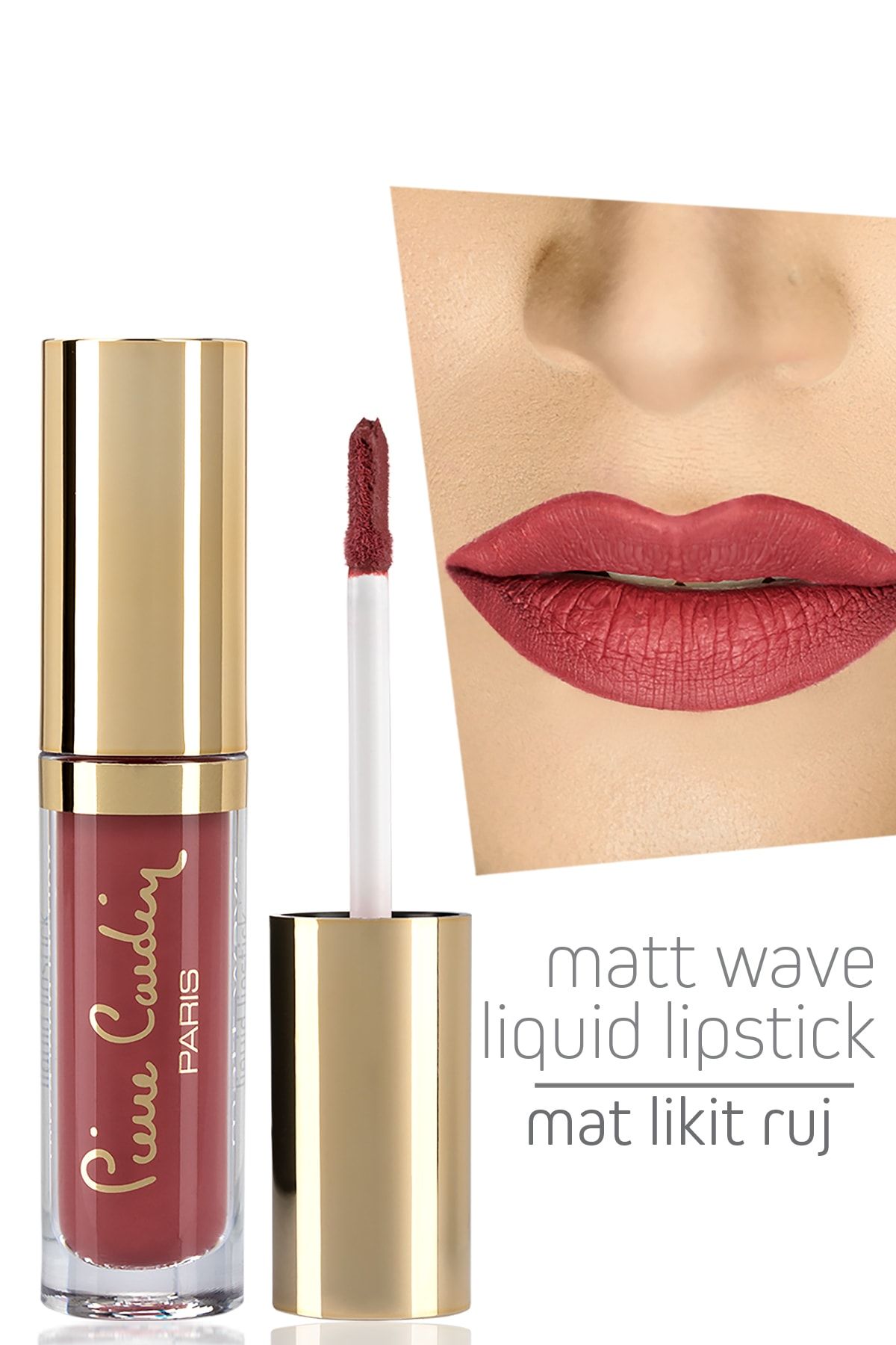 Pierre Cardin Matt Wave Liquid Lipstick – Mat Likit Ruj - Nectarine