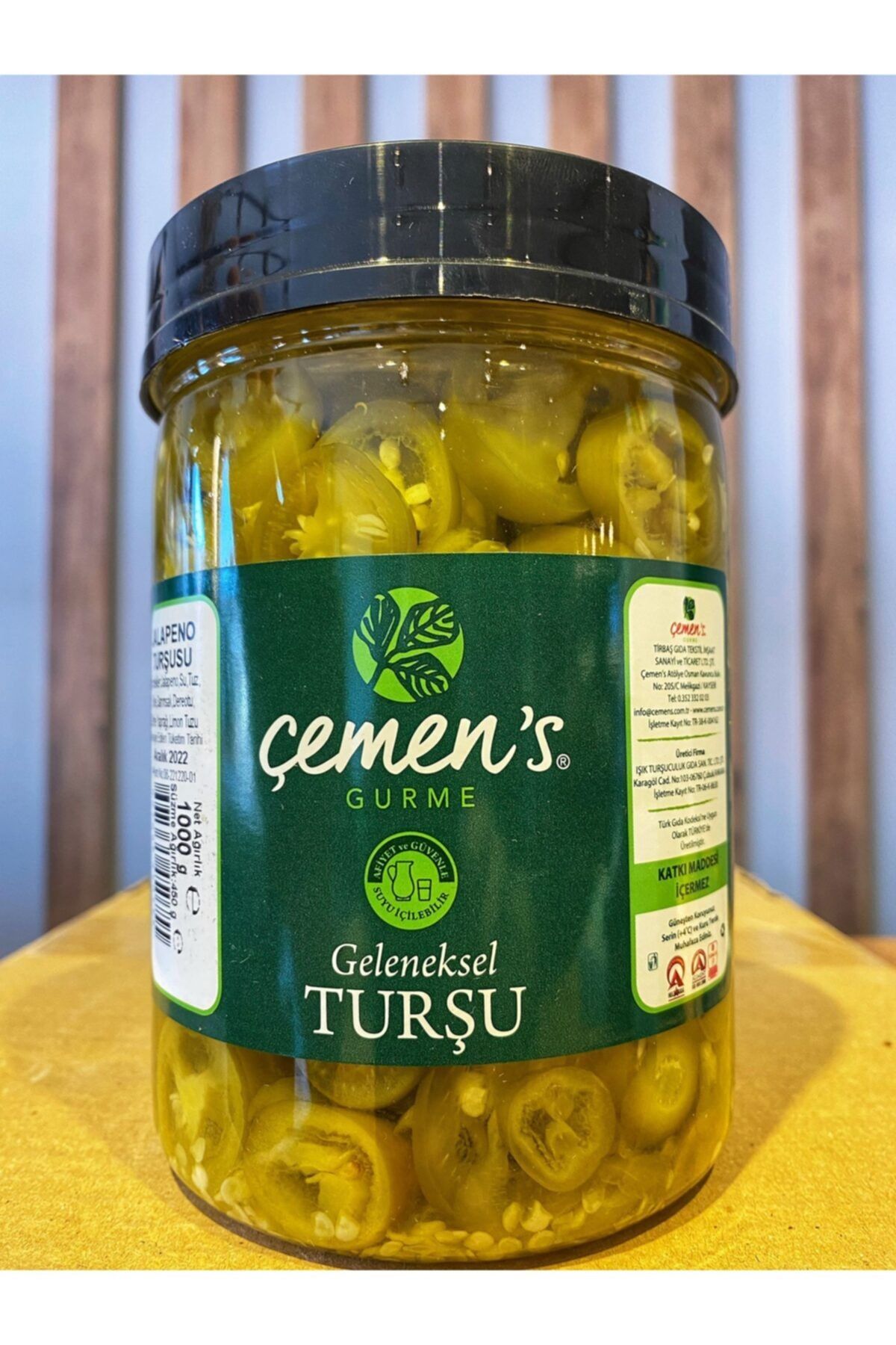 Çemen's Jalepone Turşusu 1000 gr