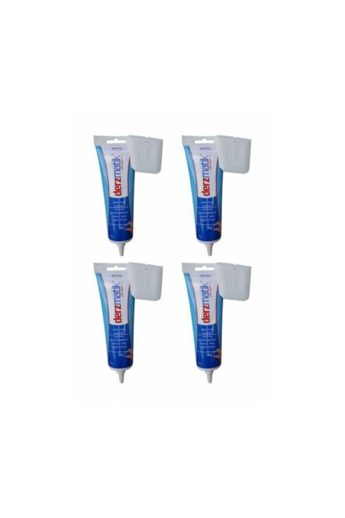 Derzmatik Gaga Uçlu Hazır Derz Dolgu Beyaz 380 gr 4'lü