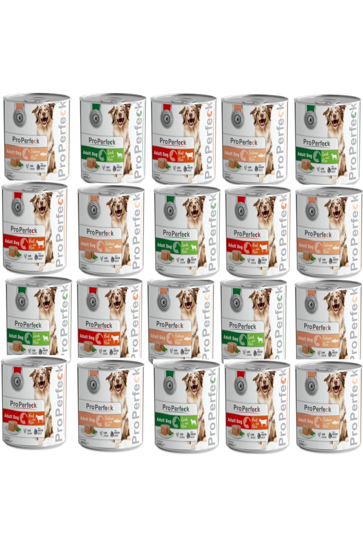 pro perfeck Tahılsız Karışık Püre Yetişkin Köpek Konservesi 400 Gr 20 Adet
