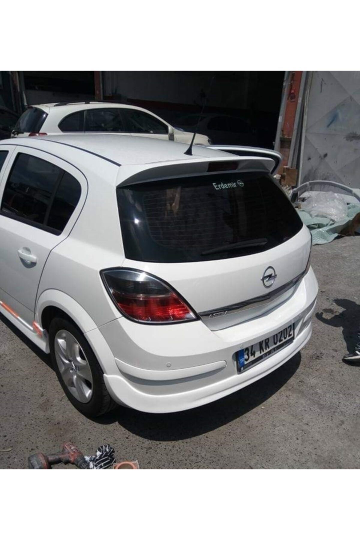 AKC TUNİNG Opel Astra H Spoiler 4 Kapı Fiber Boyasız 2003-2009