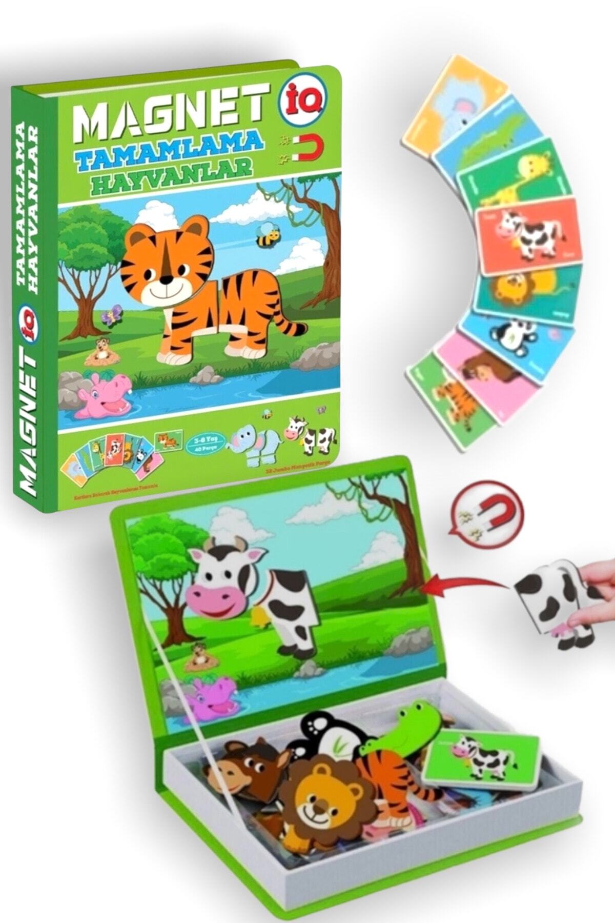 MATEO Manyetik Hayvan Tamamlama Oyunu 3-8 Yaş 40 Parça