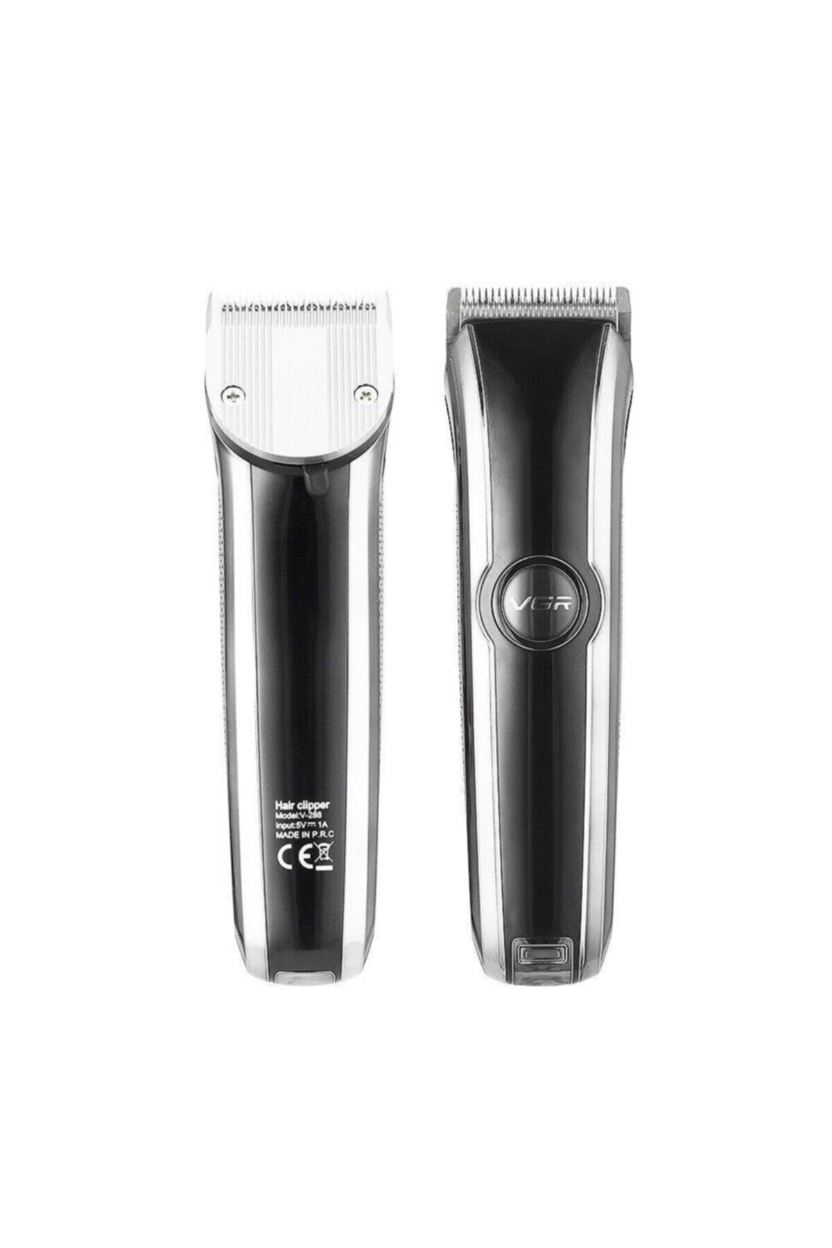 SHAVER Kablosuz Bataryalı Tıraş Makinesi Usb Şarj Saç Sakal Ense Düzeltme Traş Makinesi Erkek Vgr V-