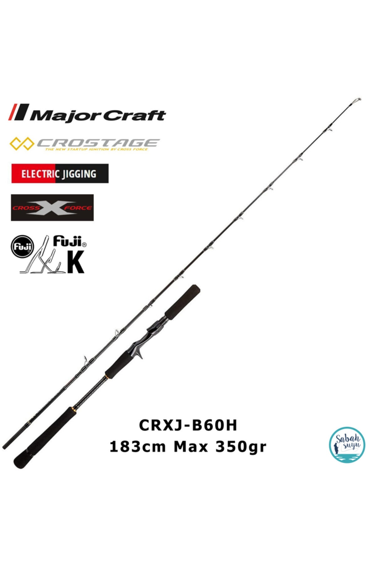 MAJOR CRAFT Crostage Crxj-b60h 183cm Max 350gr (s2p) Tetikli Jigging Kamış