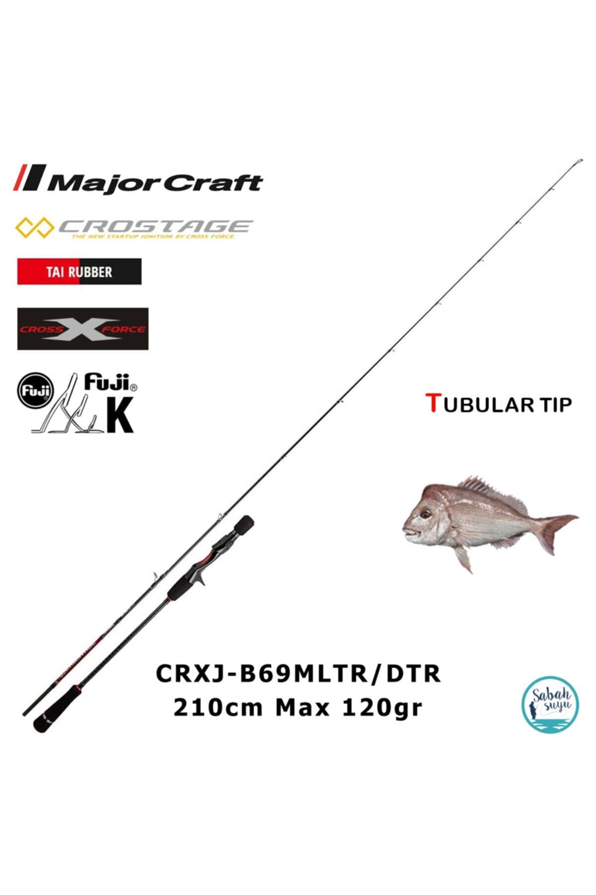 MAJOR CRAFT Crostage Crxj-b69mltr/dtr 210cm Max 120gr (s2p) Tetikli Tai Rubber Kamış