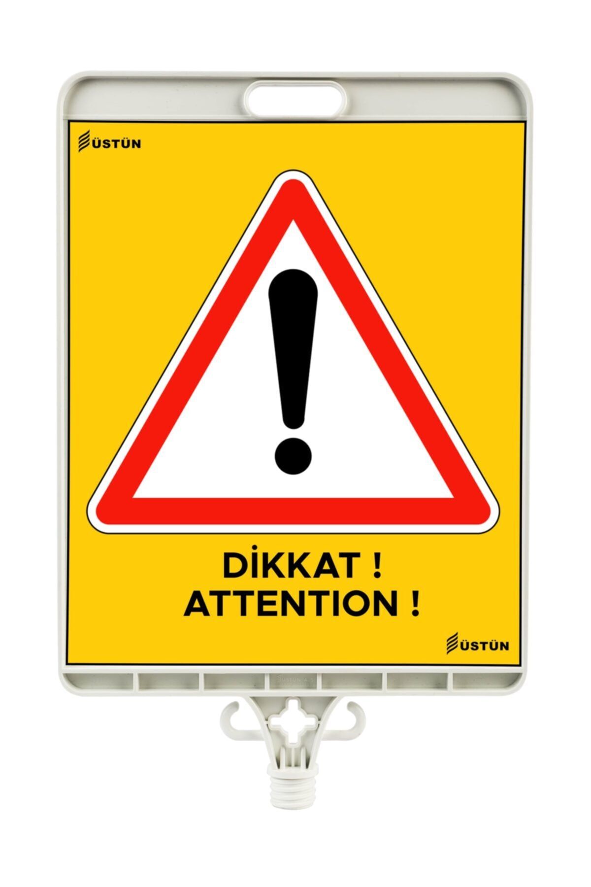 Üstün Dikdortgen Levha - Dikkat