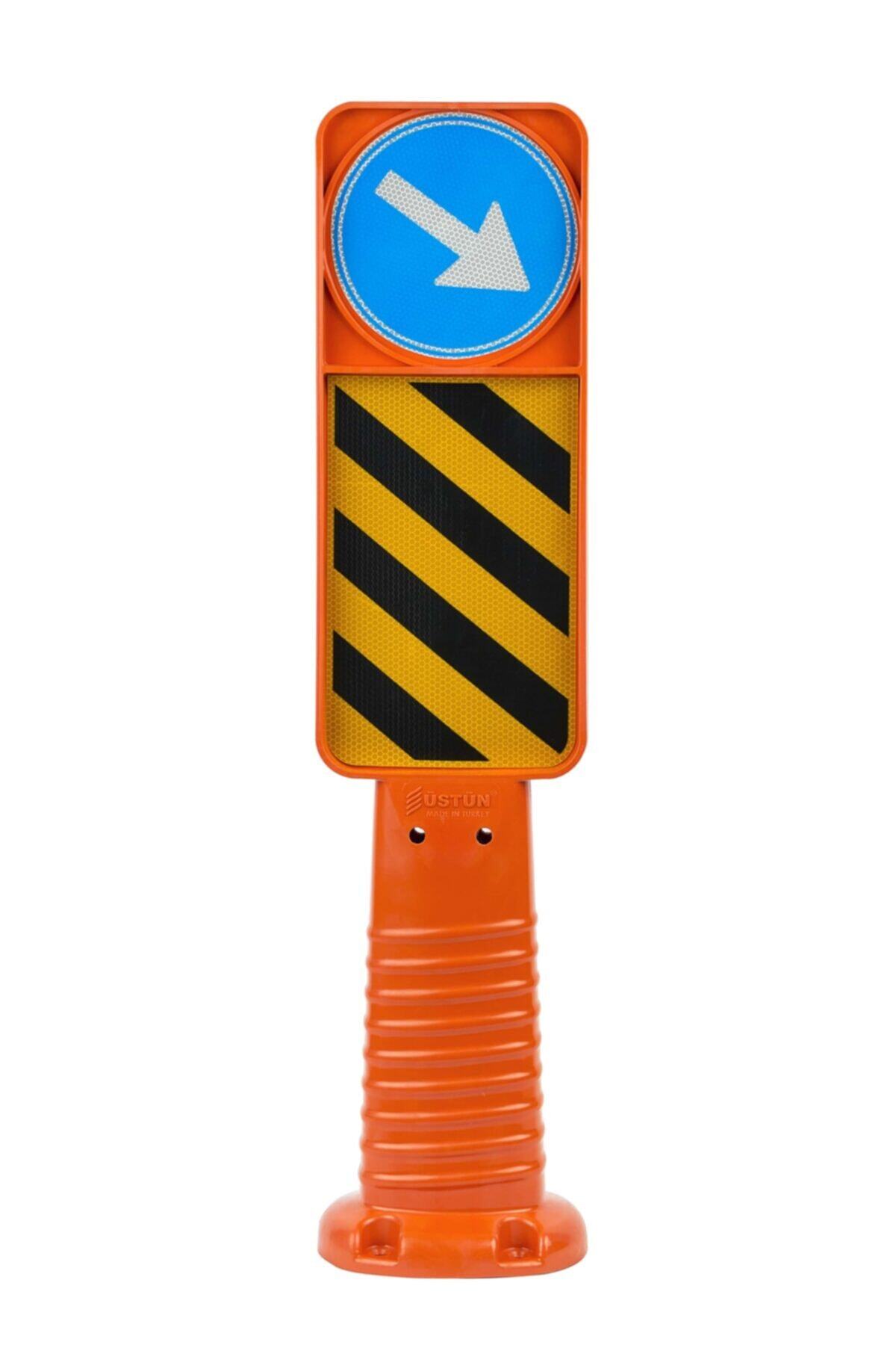 Üstün 20 Cm. Esnek Refüj Başı Tabelası